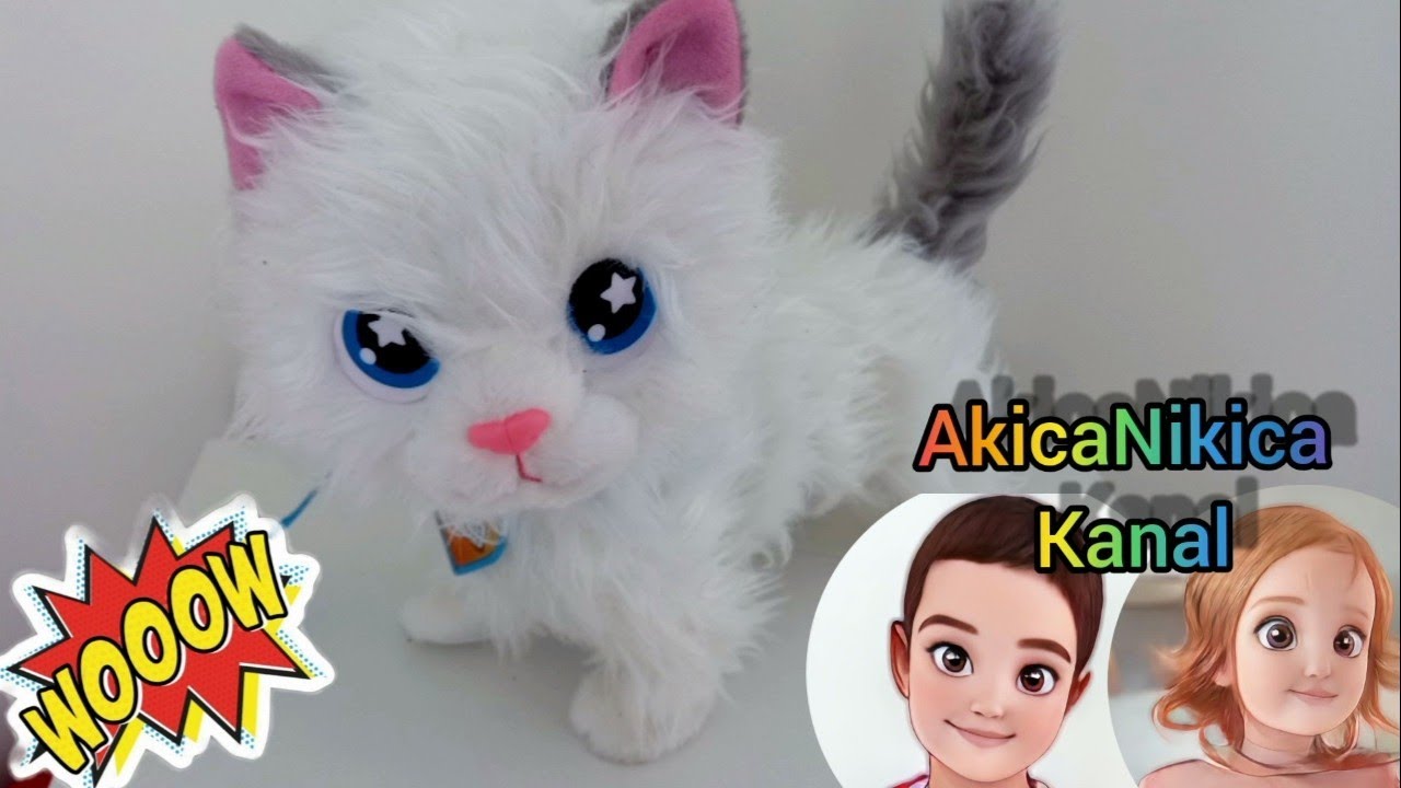 Goliath - Animagic Mimi - Peluche Interactive - Chaton Trop Mignon - Marche,  Miaule et Remue Sa Queue - Ton Nouvel Ami Animal qui t'Accompagne Partout -  A Partir de 3 Ans : : Jouets