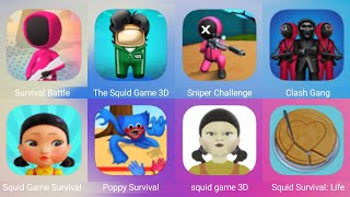 Survival Battle Royale, The Squid Game 3D, Sniper Challenge, Clash Gang, Squid Game Survival 3D screenshot 1