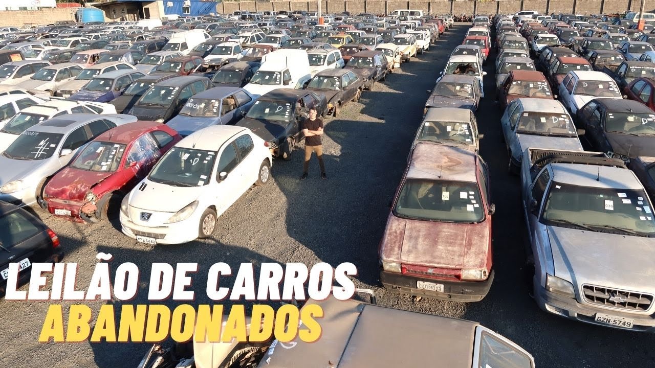 LEILÃO DE CARROS ABANDONADOS PELO D.E.R (a partir de 1.600 reais)