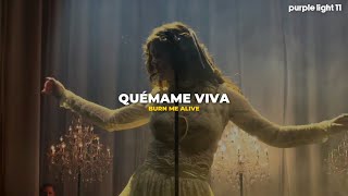 The Last Dinner Party - Burn Alive (Español - Lyrics) || Video Live