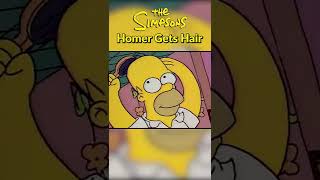 Homer Gets Hair | The Simpsons #Shorts