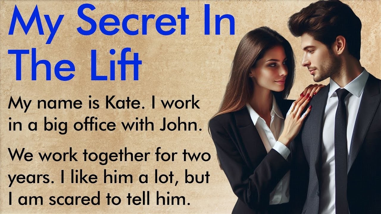 My Secret Started in the Lift ✅ Learn English by Listening A1–A2 Level ✅