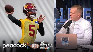 Washington Commanders' Jayden Daniels focused on 'being a sponge' | Pro Football Talk | NFL on NBC