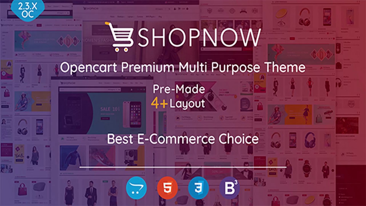 Shopnow Premium Multi Purpose Theme | Themeforest Website Templates and Themes