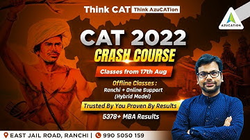 CAT 2022 Crash Course | Quant DI LR 100 Days to CAT | Call / whatsApp 990 5050 159