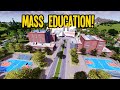 Super Sized School Sector Educates our Teaport Citizens in Cities Skylines!