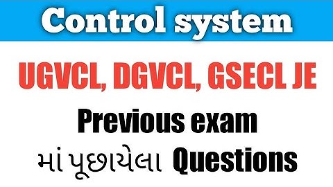 CONTROL SYSTEM QUESTION PART-01