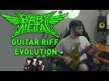 BABYMETAL Guitar Riff Evolution (S/T to Metal Galaxy)