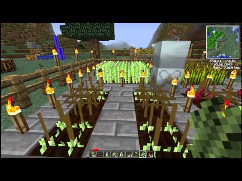 MineCraft Часть#3 Автосадовник, Селекция агрокультур