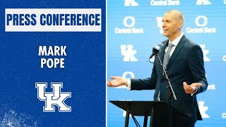 Mark Pope's first press conference as Kentucky basketball's head coach