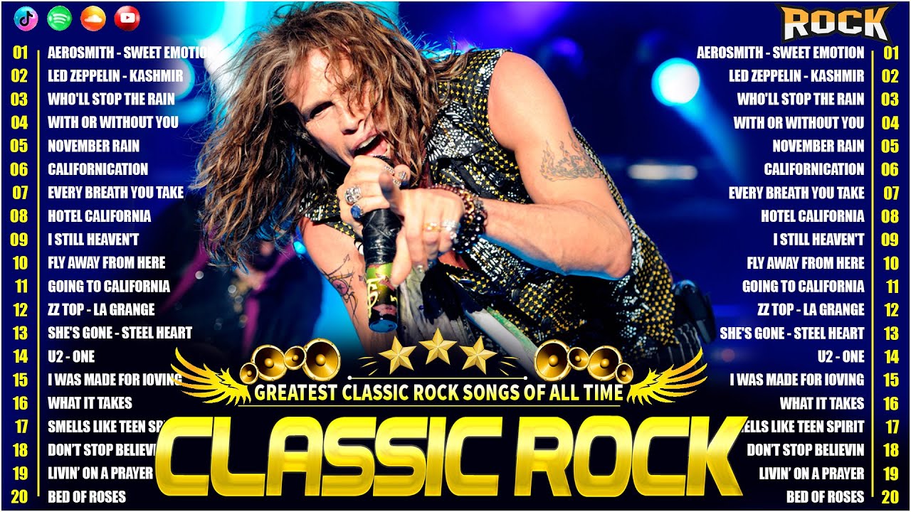 ミュージック SCRIPT Rock Inventions MUSIC VIDEO CLIPS Legends of Classic Rock🔥Aerosmith, ACDC, Nirvana, Queen