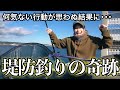 堤防でアジを釣ってそのアジ泳がせると…