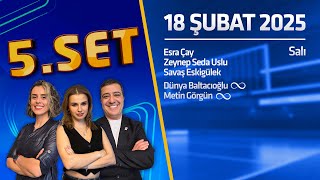 🔴CANLI | Boskovic Vakıfbank Yolunda! Zeren Puan Vermedi, CEV Dörtlü Finali İstanbul'da | 5.Set