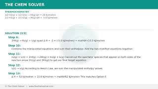 AP Chemistry 2012 Q64 — Thermodynamics | Free Practice + Solution