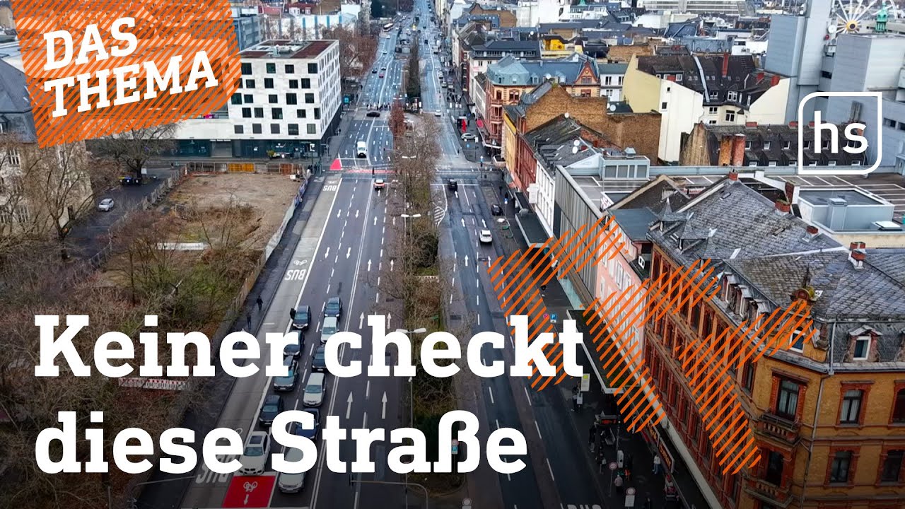 Wiesbaden: Stadt postet extra ein Erklärvideo für die Schwalbacher Straße | hessenschau DAS THEMA