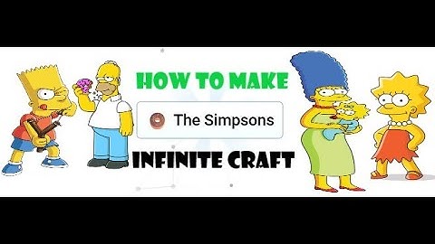 How To Make The Simpsons In Infinite Craft📺👨‍👩‍👧‍👦