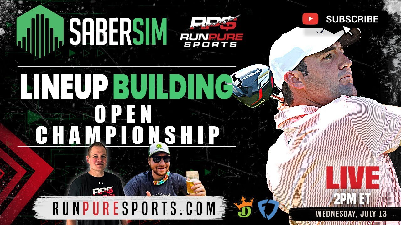 PGA DFS THE OPEN CHAMPIONSHIP DRAFTKINGS LINEUP OPTIMIZER WEDNESDAY