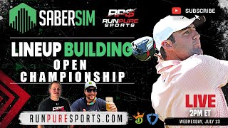 PGA DFS THE OPEN CHAMPIONSHIP DRAFTKINGS LINEUP OPTIMIZER - WEDNESDAY JULY 13