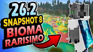 ✅ Nuevo Bioma RARÍSIMO 👉 26.2 Snapshot 8 Minecraft
