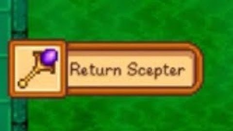 RETURN SCEPTER YAY #Stardewvalley