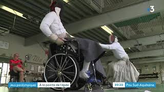 Play video: Pau: fin de préparation pour l'escrimeur Romain Noble avant les jeux paralympiques de Tokyo