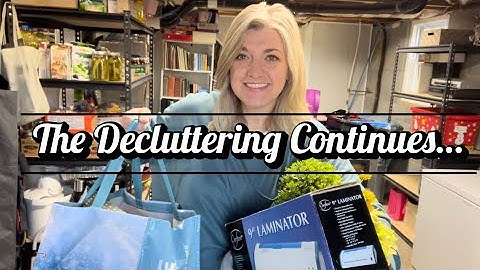 Basement Declutter and Clean-out Part 2 | Pantry Challenge