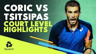 Celebrity Stefanos Tsitsipas vs Borna Coric: Court Level Highlights | Cincinnati 2022 Final Profile