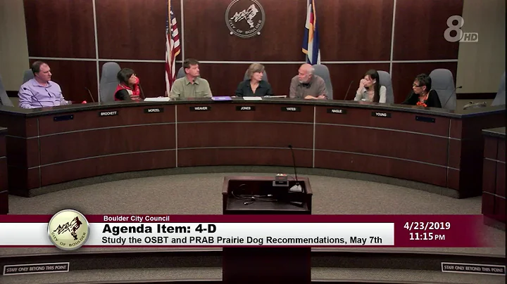City of Boulder City Council Special Meeting 4-23-19