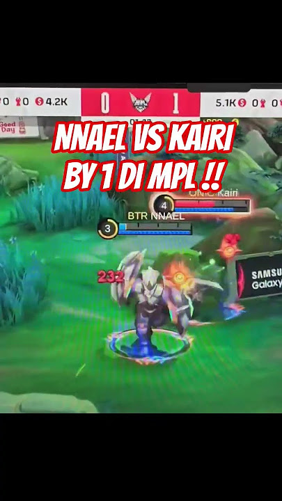 ONIC KAIRI VS BTR NNAEL BY 1 DI MPL #mlbb #shorts