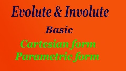 Evolute basic and important points