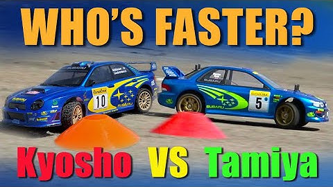 Tamiya TT02 vs Kyosho Fazer Rally Slalom Shootout! Who