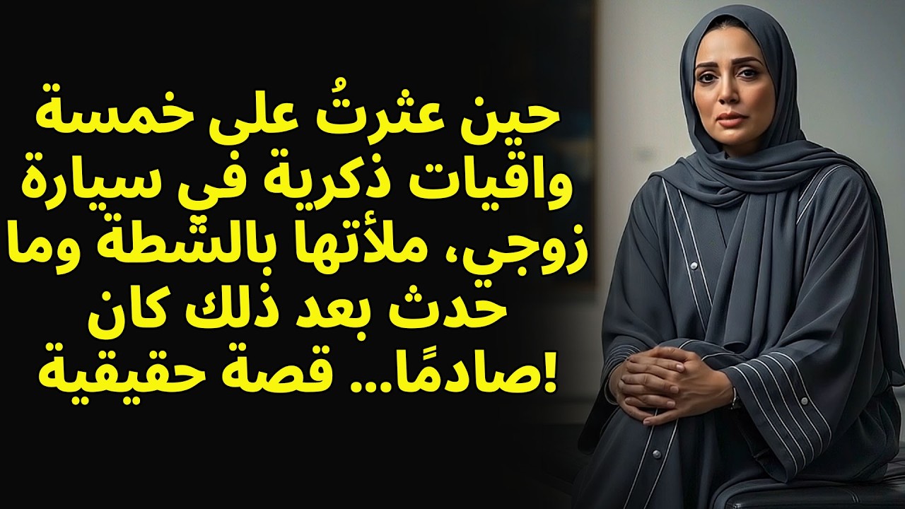 عثرت على 5 واقيات ذكرية في مركبة زوجي، فقمت بوضع الفلفل الحار عليها و...