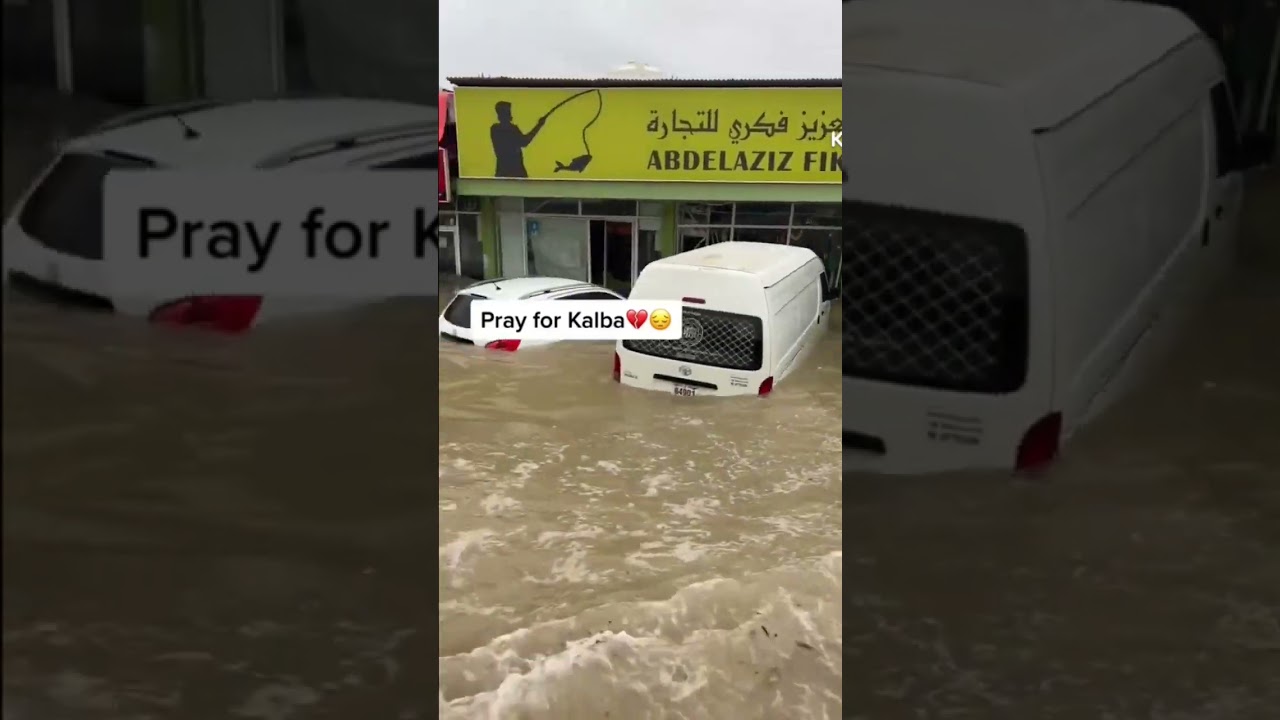 Flood in Fujairah, UAE 2022||Scary floods footage in Fujairah 