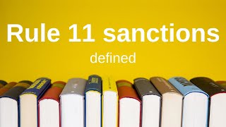 Rule 11 Sanctions Explained Simply Civil Procedure