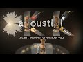  akoustiki  with or without you u2 acoustic cover