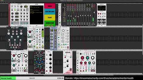 Ambient drone melodic patch with VCV Rack