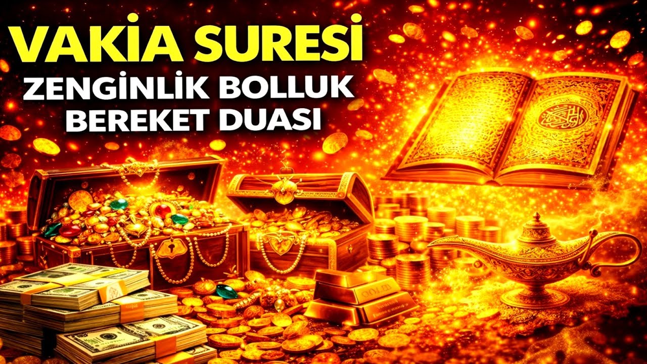 Vakıa Suresi | Rızık, Bereket ve Zenginlik Duası - Bolluk Ayetleri