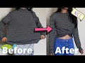 DIY | Twisted Top Long Sleeves From Old Turtleneck Transformed