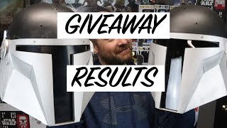 GIVEAWAY RESULTS