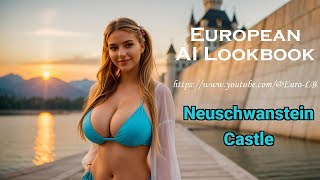 [4K] European AI Lookbook- Neuschwanstein Castle