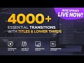 Transitions 4000+ For After Effects Adobe