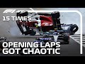 15 Times Opening Laps In F1 Were Pure Chaos 15 Times Opening Laps In F1 Were Pure Chaos