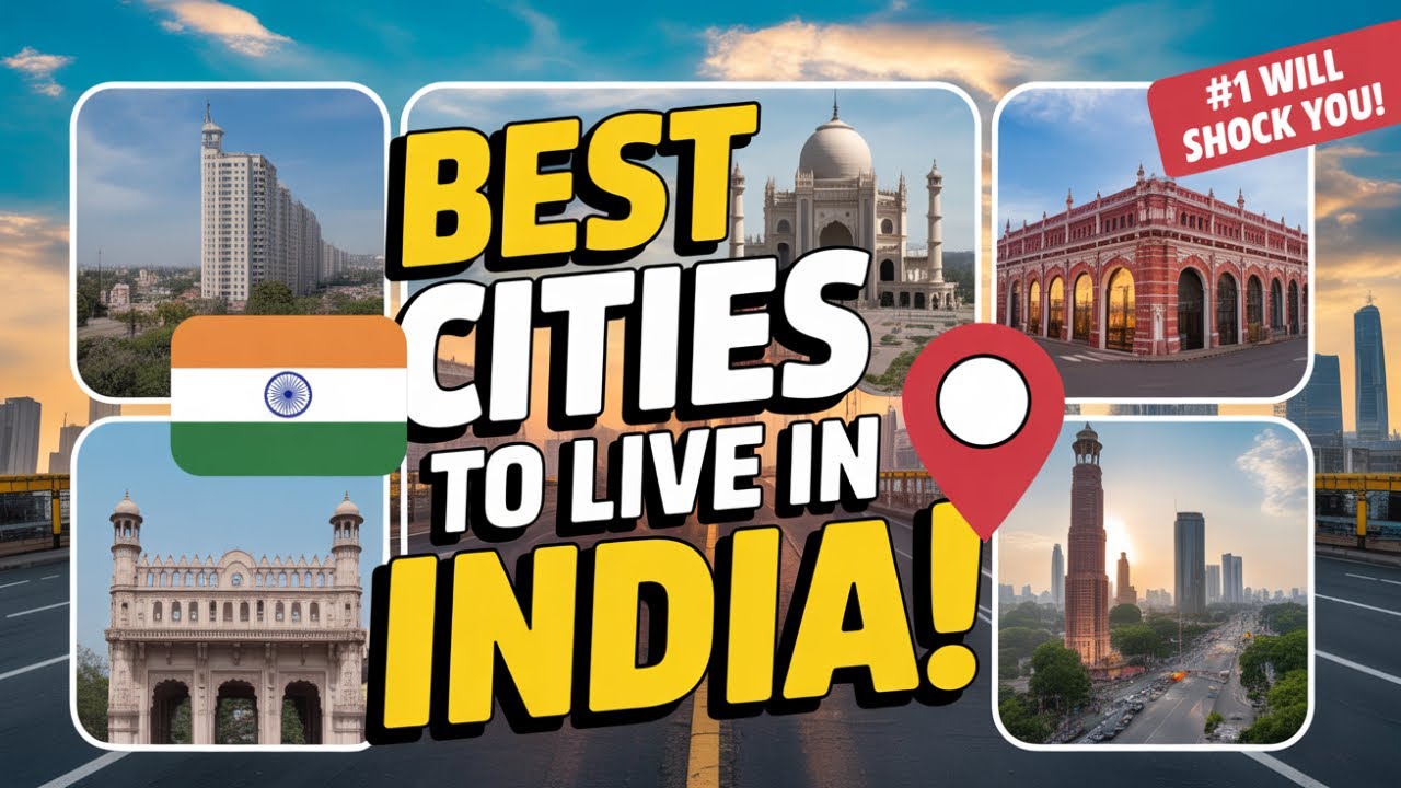 Top 5 Best Cities to Live in India in 2025 🇮🇳 | Affordable, Safe ...