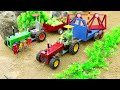 Diy tractor mini Bulldozer to making concrete road | Construction Vehicles, Road Roller