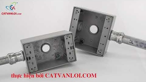 👉 Cách lắp đặt ống thép luồn dây điện trơn vào hộp công tắc nổi bằng đầu nối siêu nhanh ✅