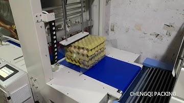 shrink wrapping machine for egg tray