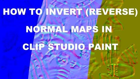 Invert Normal Maps in ClipStudio Paint