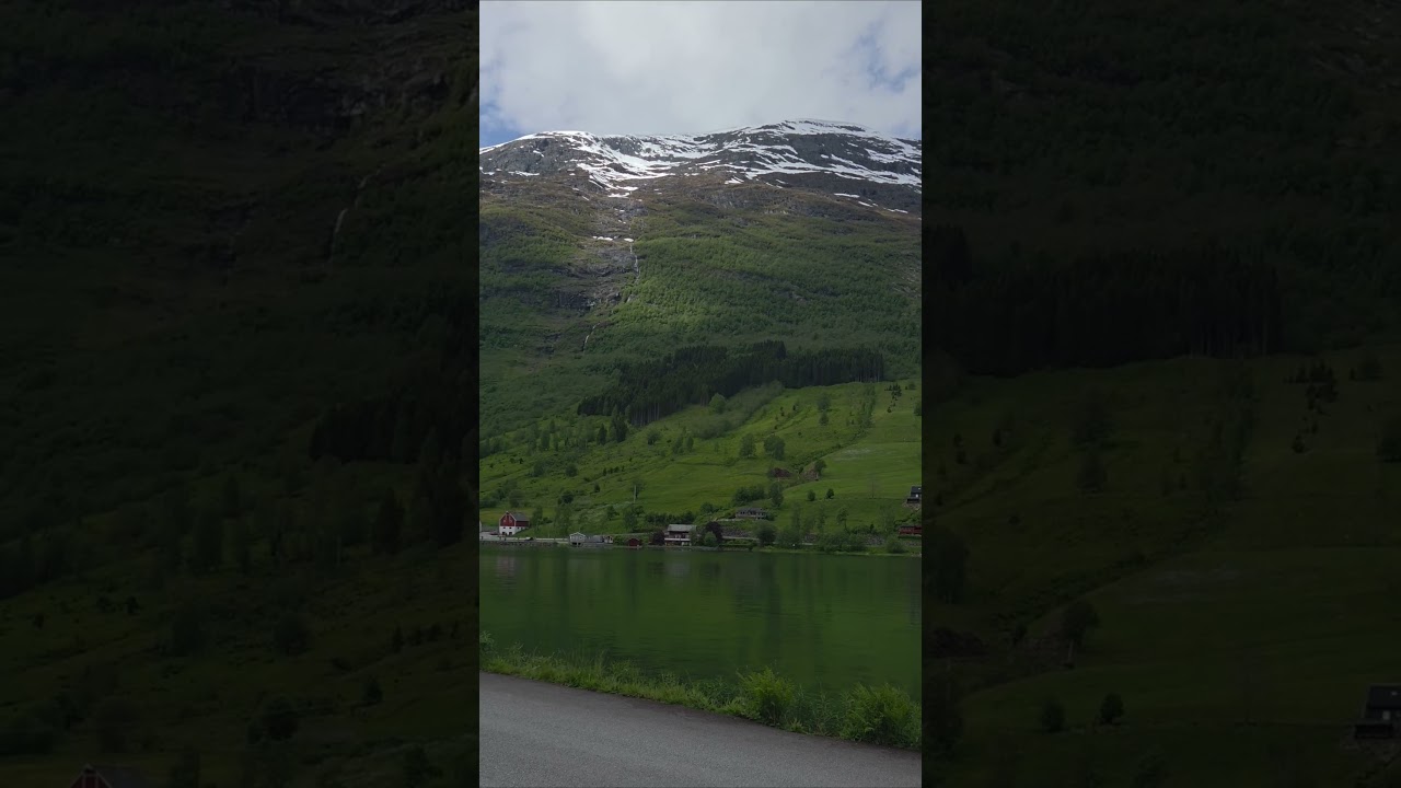 P&O Iona in Olden Norway Mountains #short #POiona #OldenNorway