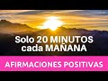 ☀️DECRETOS de la MAÑANA ☀️| Afirmaciones para EMPEZAR el DIA con ENERGIA en POSITIVO | Mindset