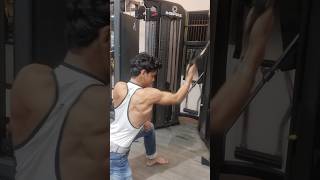 Set a handle on the low pulley of a cable machine (use a D-handle or single-hand grip).#strength